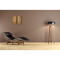 Drevené nástenné hodiny Oak Classic 50cm Flexistyle z250a